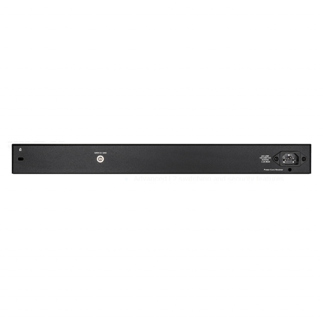 سوئیچ شبکه مدیریتی 28 پورت با 24 پورت PoE دی لینک مدل DGS-1210-28P